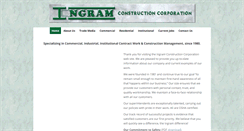 Desktop Screenshot of ingram-construction.com